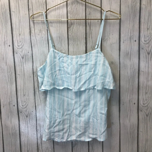 5/$20 Abound blue stripe tank top nwt s - Picture 3 of 5